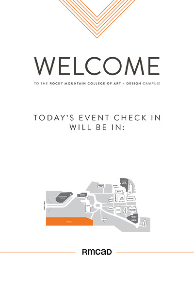 Info Session Signage - Welcome